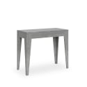 Utdragbart konsolbord 90x42-302cm grått matbord Isotta Concrete Erbjudande