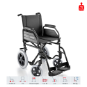 Hopfällbar rullstol för äldre funktionshindrade självdrivande Squillina Surace Erbjudande