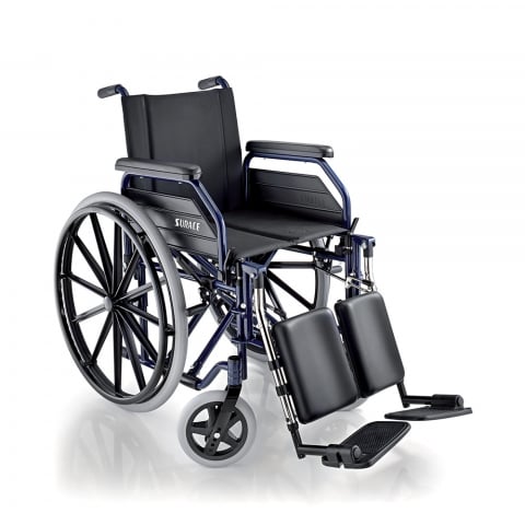 Hopfällbar självdrivande rullstol för äldre funktionshindrade benstöd 500 XL Surace Kampanj