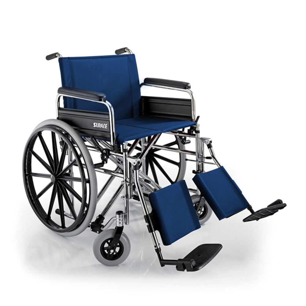 Hopfällbar självdrivande bariatrisk rullstol funktionshindrade benstöd 500 Bariatric Surace
