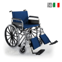 Hopfällbar självdrivande bariatrisk rullstol funktionshindrade benstöd 500 Bariatric Surace Försäljning