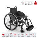 Självdrivande rullstol för äldre och funktionshindrade personer hopfällbar Eureka SC Surace Erbjudande