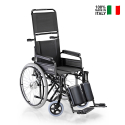 Självgående rullstol äldre funktionshindrade ryggstöd benstöd 600 Surace Försäljning