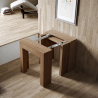 Utdragbart konsolbord 90x47-299cm matbord trä naturlig ekfärg Allin Oak Rea