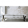 Utdragbart konsolbord modern design 90x40-300cm vitt matbord Diago Rabatter