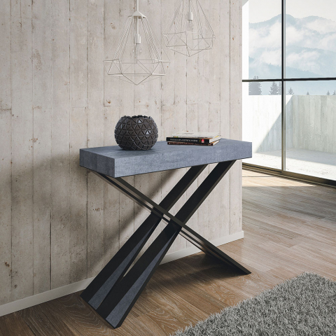 Utdragbart konsolbord modern design 90x40-300cm matbord Diago Concrete
