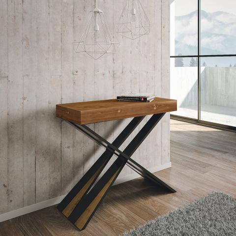 Utdragbart konsolbord modern design 90x40-300cm trä matbord Diago Fir
