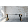 Utdragbart konsolbord modern design 90x40-300cm trä matbord Diago Fir Rea