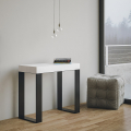 Konsolbord modern design vitt utdragbart matbord 90x40-300cm Tecno Kampanj