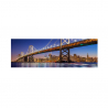 Tavla högupplöst tryck stad bro 120x40cm Hello San Francisco Försäljning