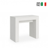 Utdragbart konsolbord matbord design  90x42-302cm vitt trä Modem Försäljning