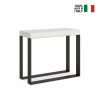 Utdragbart konsolbord modern design 90x40-300cm vitt matbord Elettra Försäljning