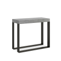 Utdragbart konsolbord 90x40-300cm modernt grått matbord Elettra Concrete Erbjudande