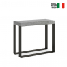 Utdragbart konsolbord 90x40-300cm modernt grått matbord Elettra Concrete Försäljning