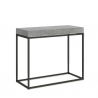 Utdragbart konsolbord 90x40-300cm grått matbord modern design Nordica Concrete Erbjudande