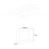 Utdragbart konsolbord 90x40-300cm grått matbord modern design Nordica Concrete Katalog