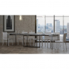 Utdragbart konsolbord 90x40-300cm grått matbord modern design Nordica Concrete Rabatter
