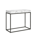 Utdragbart konsolbord marmor design 90x40-300cm matbord Nordica Marble Erbjudande