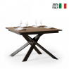 Modernt utdragbart matbord i trä 90x120-180cm Ganty Oak Försäljning