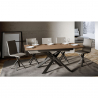 Modernt utdragbart matbord i trä 90x120-180cm Ganty Oak Rea