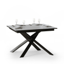 Utdragbart matbord 90x120-180cm kök matsal vit design Ganty White Erbjudande