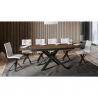 Utdragbart matbord  90x160-220cm modern design trä Ganty Long Wood Rea