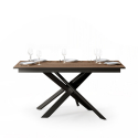 Utdragbart matbord i trä 90x160-220cm modern design Ganty Long Oak Erbjudande