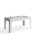 Utdragbart matbord 90x160-220cm vit modern design Bibi Long Erbjudande