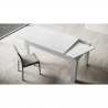 Utdragbart matbord 90x160-220cm vit modern design Bibi Long Rea