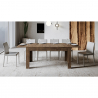 Utdragbart matbord 90x160-220cm trä matsal design Bibi Long Wood Rabatter