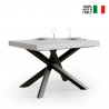 Utdragbart matbord 90x130-234cm modern vit design Volantis Försäljning
