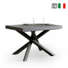 Utdragbart matbord 90x130-234cm modern grå design Volantis Concrete Försäljning