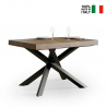 Utdragbart matbord 90x130-234cm modern trä design Volantis Noix Försäljning
