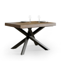 Utdragbart matbord 90x130-234cm modern trä design Volantis Noix Erbjudande