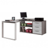 Hörnskrivbord med förlängning 3 lådor för kontor och studio 160x140cm Raffaello Erbjudande