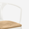 lager 20 stolar stil industriell design bar kök steel wood arm light Katalog
