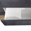 Sideboard design vardagsrum 140x43cm 2 luckor 3 lådor Mira Report Katalog