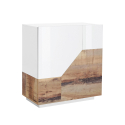 Skänk 80x43cm sideboard 2 fack vardagsrum kök modern design Adara Wood Erbjudande