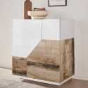 Skänk 80x43cm sideboard 2 fack vardagsrum kök modern design Adara Wood Bestånd