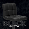 Svängbar barstol modern svart design Atlanta Black Edition Erbjudande
