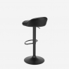 Svart hög barstol modern design kök bar Baltimora Black Edition Rea
