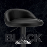 Svart hög barstol modern design kök bar Baltimora Black Edition Erbjudande