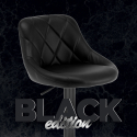 Svart barstol modern design bar kök Philadelphia Black Edition Erbjudande