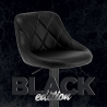 Svart barstol modern design bar kök Philadelphia Black Edition Erbjudande