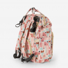 Mammas ryggsäck multifunktionell väska för att byta nyfödda barn nappflaskor fickor Ready Katalog