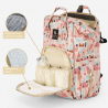 Mammas ryggsäck multifunktionell väska för att byta nyfödda barn nappflaskor fickor Ready Erbjudande