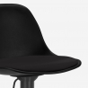 Svart svängbar barstol kök modern design New Orleans Black Edition Rabatter