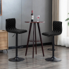 Hög barstol svart modern design kök bar Denver Black Edition Försäljning