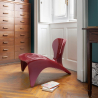 Låg fåtölj stol modern design vardagsrum inomhus utomhus Isetta Slide Val