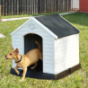Kennelhus för små hundar i plastträdgård Coco Försäljning